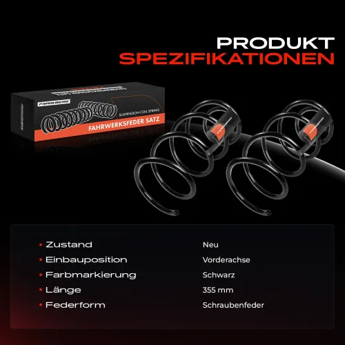 Fahrwerksfeder Vorderachse Frankberg 5481FB0009046 Bild Fahrwerksfeder Vorderachse Frankberg 5481FB0009046