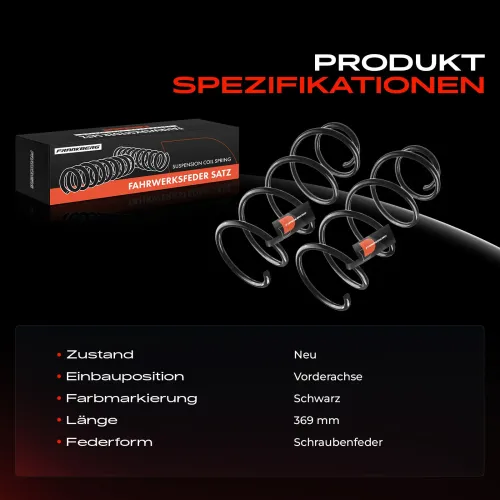 Fahrwerksfeder Vorderachse Frankberg 5481FB0009056 Bild Fahrwerksfeder Vorderachse Frankberg 5481FB0009056