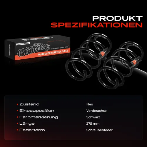 Fahrwerksfeder Vorderachse Frankberg 5481FB0009068 Bild Fahrwerksfeder Vorderachse Frankberg 5481FB0009068