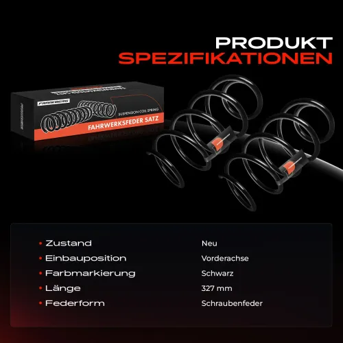 Fahrwerksfeder Vorderachse Frankberg 5481FB0009072 Bild Fahrwerksfeder Vorderachse Frankberg 5481FB0009072