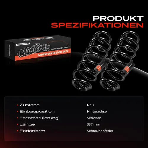 Fahrwerksfeder Hinterachse Frankberg 5481FB0009111 Bild Fahrwerksfeder Hinterachse Frankberg 5481FB0009111