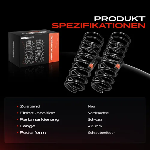 Fahrwerksfeder Vorderachse Frankberg 5481FB0009178 Bild Fahrwerksfeder Vorderachse Frankberg 5481FB0009178