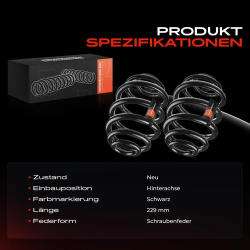 Fahrwerksfeder Hinterachse Frankberg 5481FB0009198 Bild Fahrwerksfeder Hinterachse Frankberg 5481FB0009198