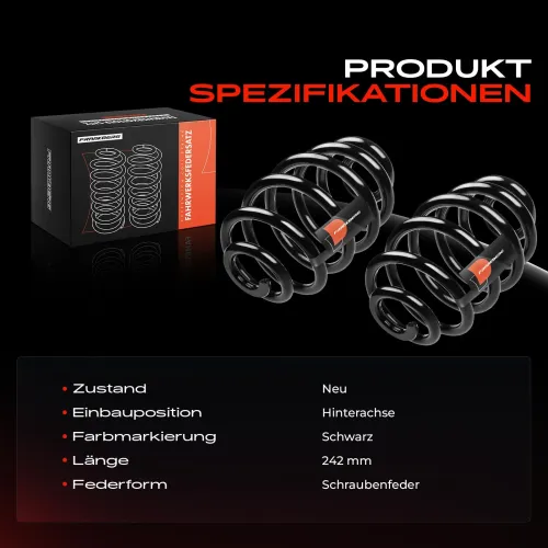 Fahrwerksfeder Hinterachse Frankberg 5481FB0009212 Bild Fahrwerksfeder Hinterachse Frankberg 5481FB0009212