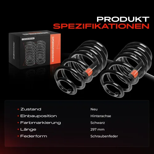 Fahrwerksfeder Hinterachse Frankberg 5481FB0009218 Bild Fahrwerksfeder Hinterachse Frankberg 5481FB0009218