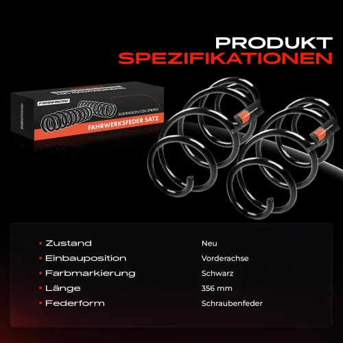 Fahrwerksfeder Vorderachse Frankberg 5481FB0009257 Bild Fahrwerksfeder Vorderachse Frankberg 5481FB0009257