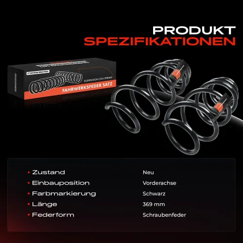 Fahrwerksfeder Vorderachse Frankberg 5481FB0009274 Bild Fahrwerksfeder Vorderachse Frankberg 5481FB0009274
