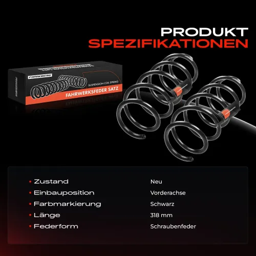 Fahrwerksfeder Vorderachse Frankberg 5481FB0009325 Bild Fahrwerksfeder Vorderachse Frankberg 5481FB0009325
