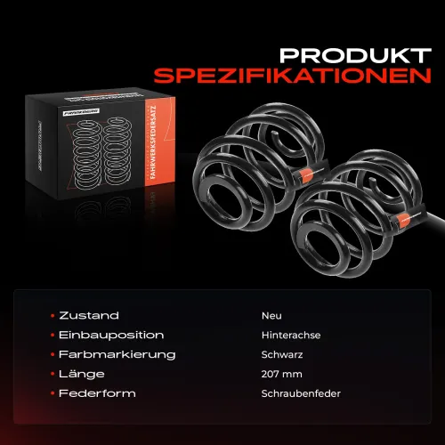 Fahrwerksfeder Hinterachse Frankberg 5481FB0009353 Bild Fahrwerksfeder Hinterachse Frankberg 5481FB0009353