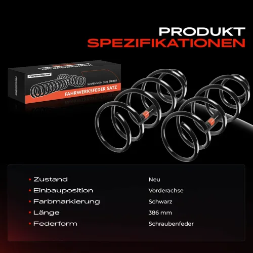 Fahrwerksfeder Vorderachse Frankberg 5481FB0009401 Bild Fahrwerksfeder Vorderachse Frankberg 5481FB0009401