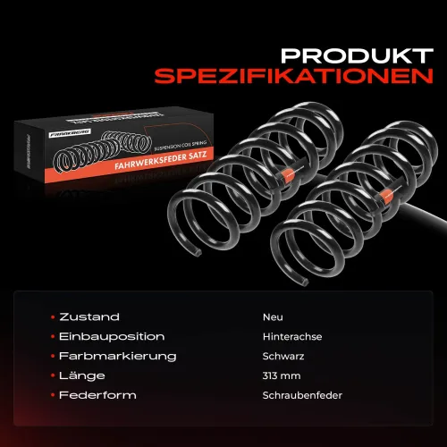 Fahrwerksfeder Hinterachse Frankberg 5481FB0009402 Bild Fahrwerksfeder Hinterachse Frankberg 5481FB0009402