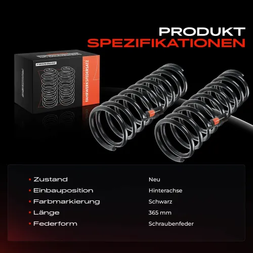 Fahrwerksfeder Hinterachse Frankberg 5481FB0009409 Bild Fahrwerksfeder Hinterachse Frankberg 5481FB0009409