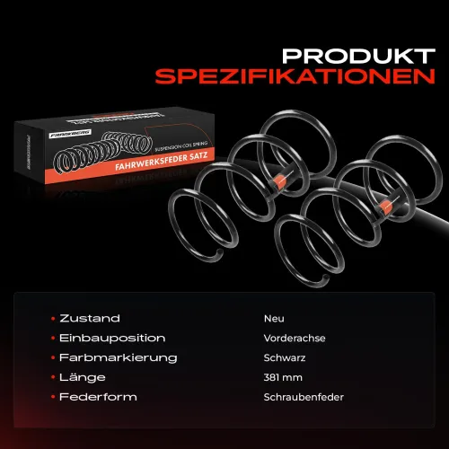 Fahrwerksfeder Vorderachse Frankberg 5481FB0009412 Bild Fahrwerksfeder Vorderachse Frankberg 5481FB0009412