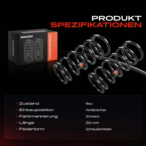 Fahrwerksfeder Vorderachse Frankberg 5481FB0009415 Bild Fahrwerksfeder Vorderachse Frankberg 5481FB0009415