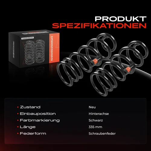 Fahrwerksfeder Hinterachse Frankberg 5481FB0009421 Bild Fahrwerksfeder Hinterachse Frankberg 5481FB0009421