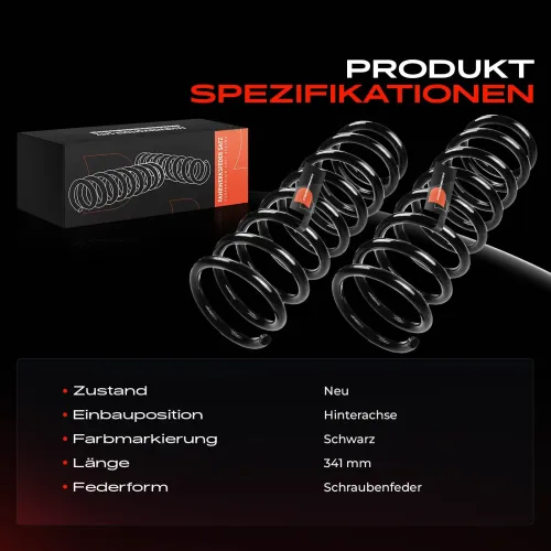 Fahrwerksfeder Hinterachse Frankberg 5481FB0009437 Bild Fahrwerksfeder Hinterachse Frankberg 5481FB0009437