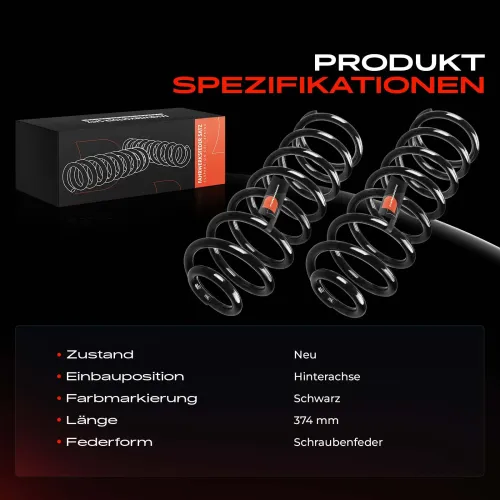 Fahrwerksfeder Hinterachse Frankberg 5481FB0009446 Bild Fahrwerksfeder Hinterachse Frankberg 5481FB0009446