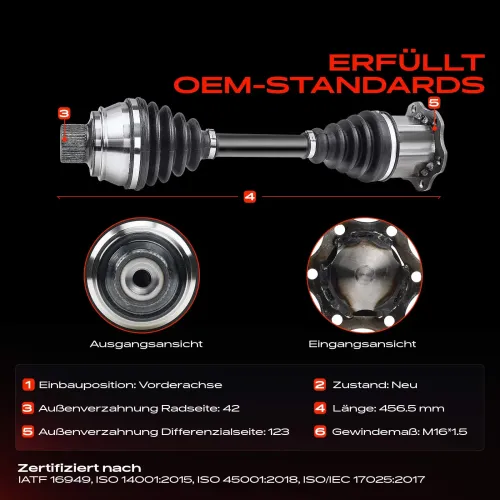 Antriebswelle Vorderachse Frankberg 5481FB0009472 Bild Antriebswelle Vorderachse Frankberg 5481FB0009472