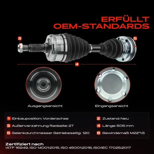 Antriebswelle Vorderachse Frankberg 5481FB0009691 Bild Antriebswelle Vorderachse Frankberg 5481FB0009691