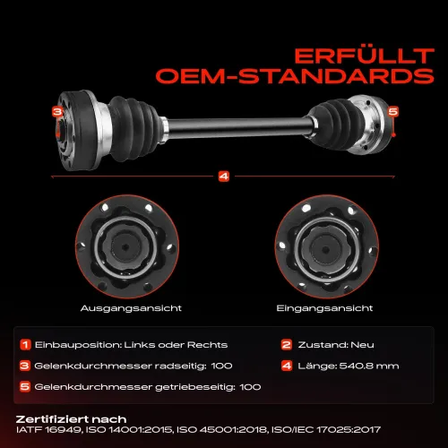 Antriebswelle Hinterachse beidseitig Frankberg 5481FB0009843 Bild Antriebswelle Hinterachse beidseitig Frankberg 5481FB0009843