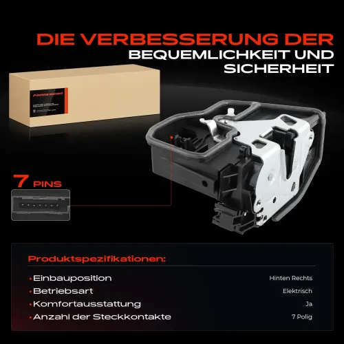 Türschloss hinten rechts Frankberg 5481FB0010855 Bild Türschloss hinten rechts Frankberg 5481FB0010855