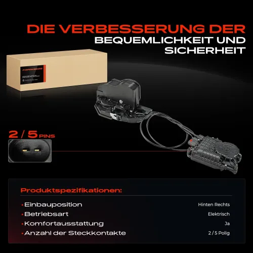 Türschloss hinten rechts Frankberg 5481FB0010888 Bild Türschloss hinten rechts Frankberg 5481FB0010888