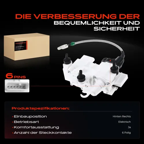 Türschloss hinten rechts Frankberg 5481FB0010926 Bild Türschloss hinten rechts Frankberg 5481FB0010926