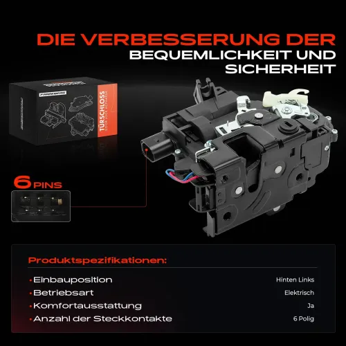 Türschloss hinten links Frankberg 5481FB0010992 Bild Türschloss hinten links Frankberg 5481FB0010992