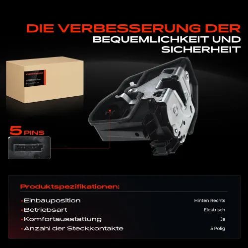 Türschloss hinten rechts Frankberg 5481FB0011030 Bild Türschloss hinten rechts Frankberg 5481FB0011030