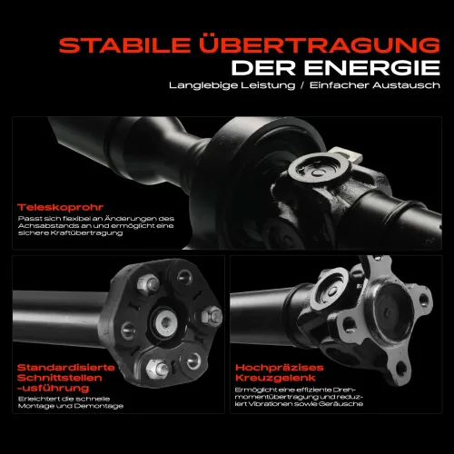 Gelenkwelle, Achsantrieb Hinterachse Frankberg 5481FB0011266 Bild Gelenkwelle, Achsantrieb Hinterachse Frankberg 5481FB0011266