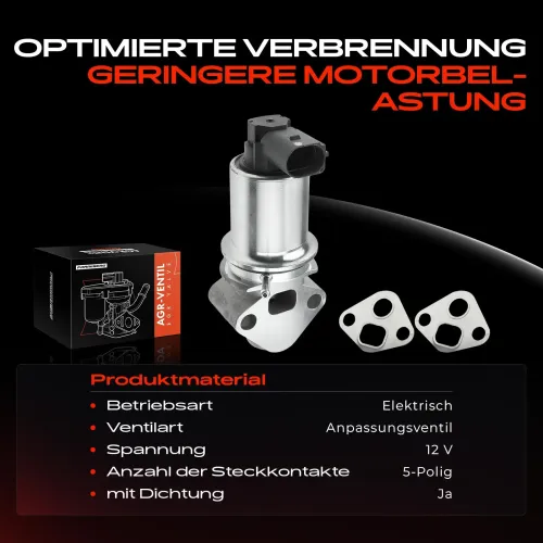 AGR-Ventil 12 V 12 V Frankberg 5481FB0011392 Bild AGR-Ventil 12 V 12 V Frankberg 5481FB0011392