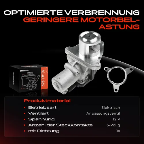 AGR-Ventil 12 V 12 V Frankberg 5481FB0011436 Bild AGR-Ventil 12 V 12 V Frankberg 5481FB0011436