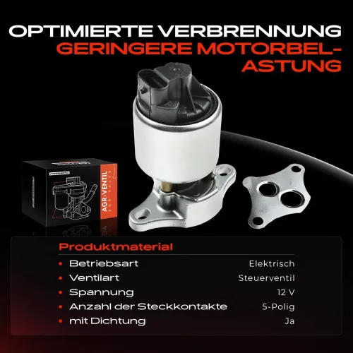 AGR-Ventil 12 V 12 V Frankberg 5481FB0011519 Bild AGR-Ventil 12 V 12 V Frankberg 5481FB0011519