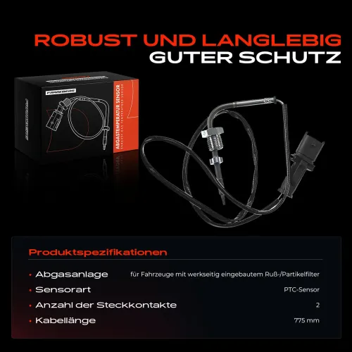 Sensor, Abgastemperatur Frankberg 5481FB0011636 Bild Sensor, Abgastemperatur Frankberg 5481FB0011636