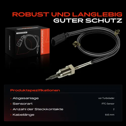 Sensor, Abgastemperatur Frankberg 5481FB0011762 Bild Sensor, Abgastemperatur Frankberg 5481FB0011762