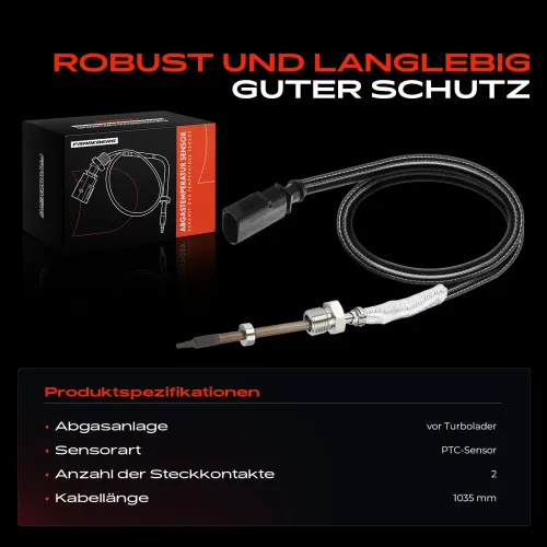 Sensor, Abgastemperatur Frankberg 5481FB0011787 Bild Sensor, Abgastemperatur Frankberg 5481FB0011787