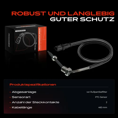 Sensor, Abgastemperatur vorne Frankberg 5481FB0011836 Bild Sensor, Abgastemperatur vorne Frankberg 5481FB0011836