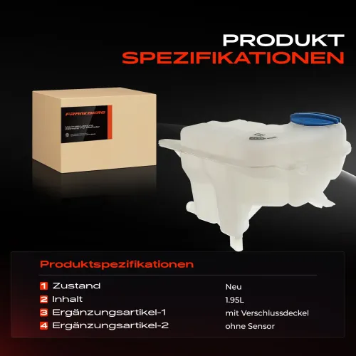 Ausgleichsbehälter, Kühlmittel Frankberg 5481FB0012026 Bild Ausgleichsbehälter, Kühlmittel Frankberg 5481FB0012026