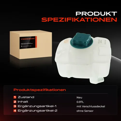 Ausgleichsbehälter, Kühlmittel Frankberg 5481FB0012031 Bild Ausgleichsbehälter, Kühlmittel Frankberg 5481FB0012031