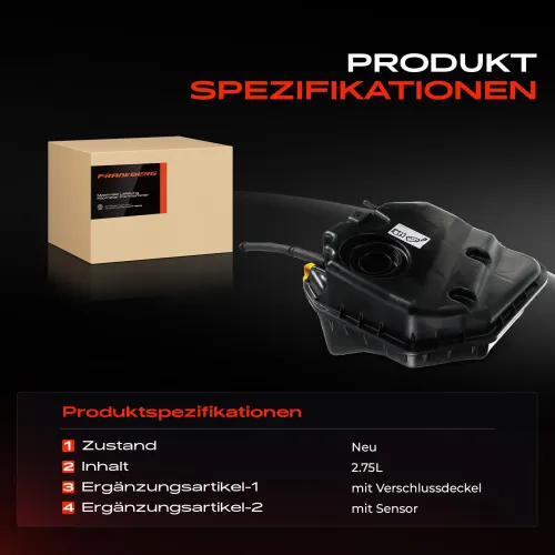 Ausgleichsbehälter, Kühlmittel Frankberg 5481FB0012077 Bild Ausgleichsbehälter, Kühlmittel Frankberg 5481FB0012077