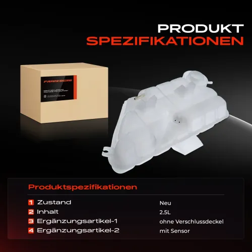 Ausgleichsbehälter, Kühlmittel Frankberg 5481FB0012084 Bild Ausgleichsbehälter, Kühlmittel Frankberg 5481FB0012084