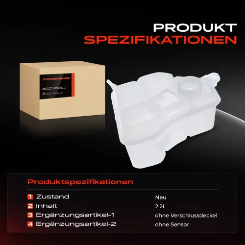 Ausgleichsbehälter, Kühlmittel Frankberg 5481FB0012096 Bild Ausgleichsbehälter, Kühlmittel Frankberg 5481FB0012096