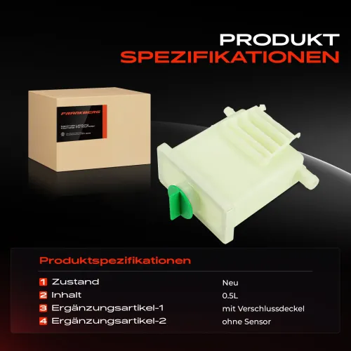 Ausgleichsbehälter, Kühlmittel Frankberg 5481FB0012109 Bild Ausgleichsbehälter, Kühlmittel Frankberg 5481FB0012109