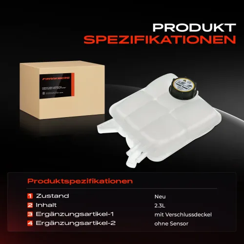 Ausgleichsbehälter, Kühlmittel Frankberg 5481FB0012112 Bild Ausgleichsbehälter, Kühlmittel Frankberg 5481FB0012112