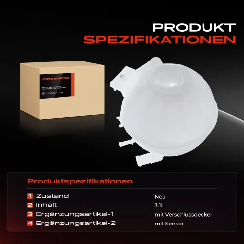 Ausgleichsbehälter, Kühlmittel Frankberg 5481FB0012118 Bild Ausgleichsbehälter, Kühlmittel Frankberg 5481FB0012118