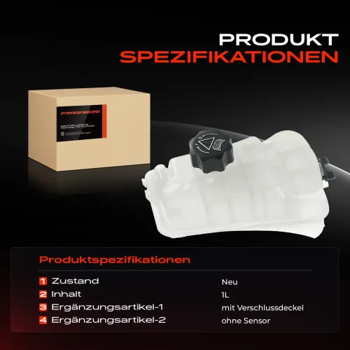 Ausgleichsbehälter, Kühlmittel Frankberg 5481FB0012126 Bild Ausgleichsbehälter, Kühlmittel Frankberg 5481FB0012126