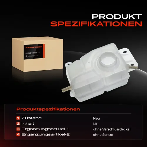 Ausgleichsbehälter, Kühlmittel Frankberg 5481FB0012132 Bild Ausgleichsbehälter, Kühlmittel Frankberg 5481FB0012132