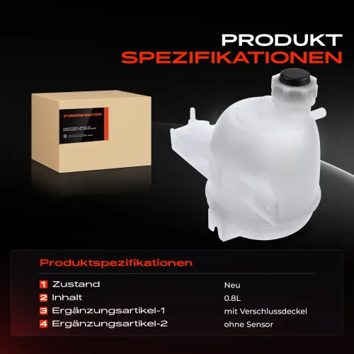 Ausgleichsbehälter, Kühlmittel Frankberg 5481FB0012161 Bild Ausgleichsbehälter, Kühlmittel Frankberg 5481FB0012161