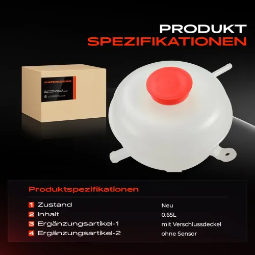 Ausgleichsbehälter, Kühlmittel Frankberg 5481FB0012165 Bild Ausgleichsbehälter, Kühlmittel Frankberg 5481FB0012165