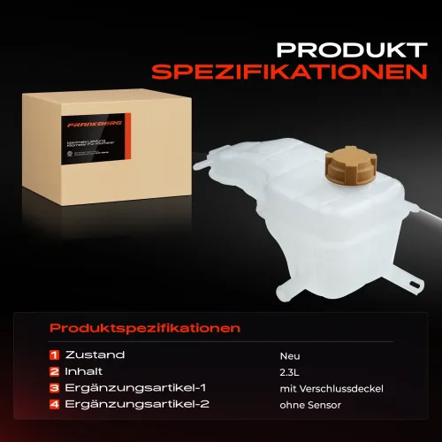 Ausgleichsbehälter, Kühlmittel Frankberg 5481FB0012191 Bild Ausgleichsbehälter, Kühlmittel Frankberg 5481FB0012191